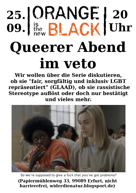 Wir wollen über die Fermseh-Serie diskutieren, ob sie 